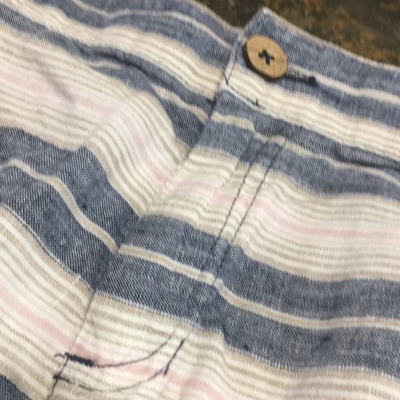 Saint Tropez West, Striped linen/cotton shorts. Size US 6 - Picture 8 of 10